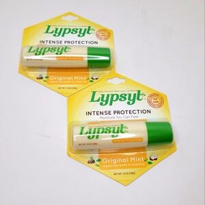 Lypsyl Intense Protection Lip Balm Original Mint Lot Of 2